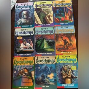 Goosebumps Books - 9 total